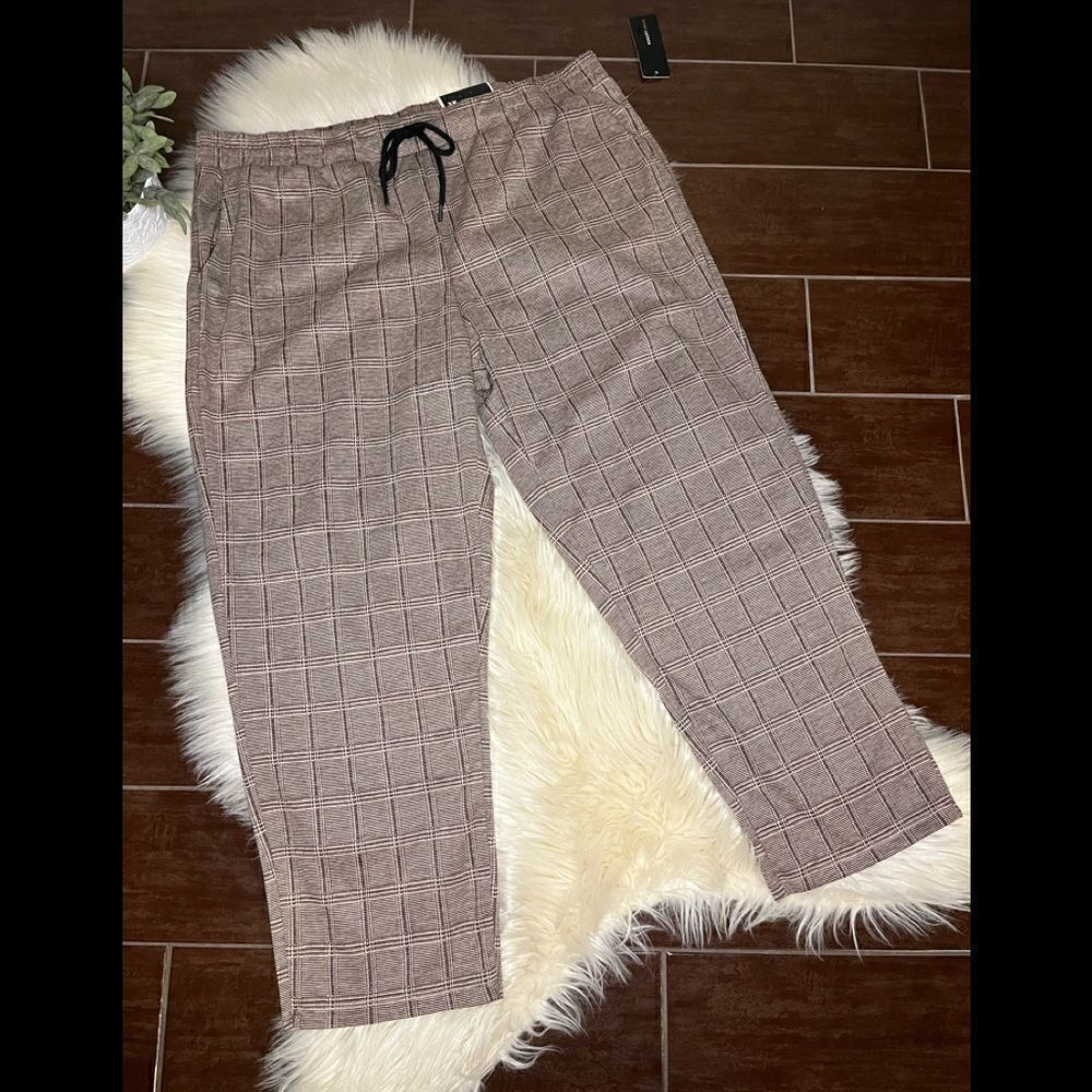 Robert Louis Plaid The Essential Joggers sz 3X